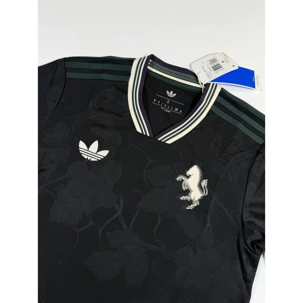 Adidas Juventus 25/26 Third Authentic Jersey Black Men's Size Small KC3487